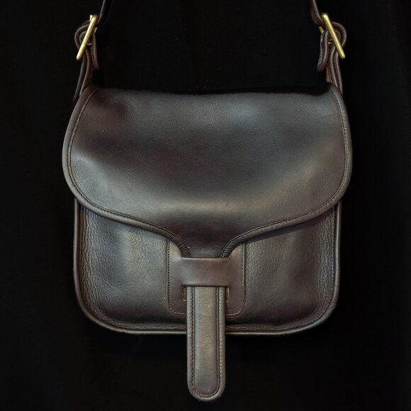 COACH Vintage New York Courier Bonnie Saddle Shoulder Bag Made in USA - Picture 3 of 17